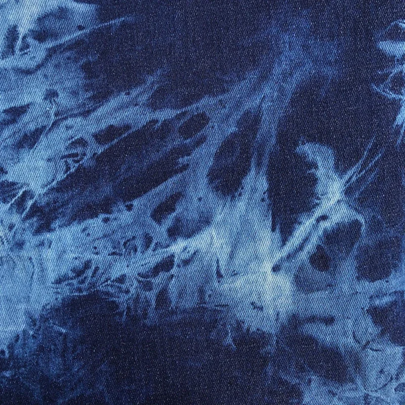 Tissu en denim délavé tie-dye  - Sewing Batik Fabric avis et prix