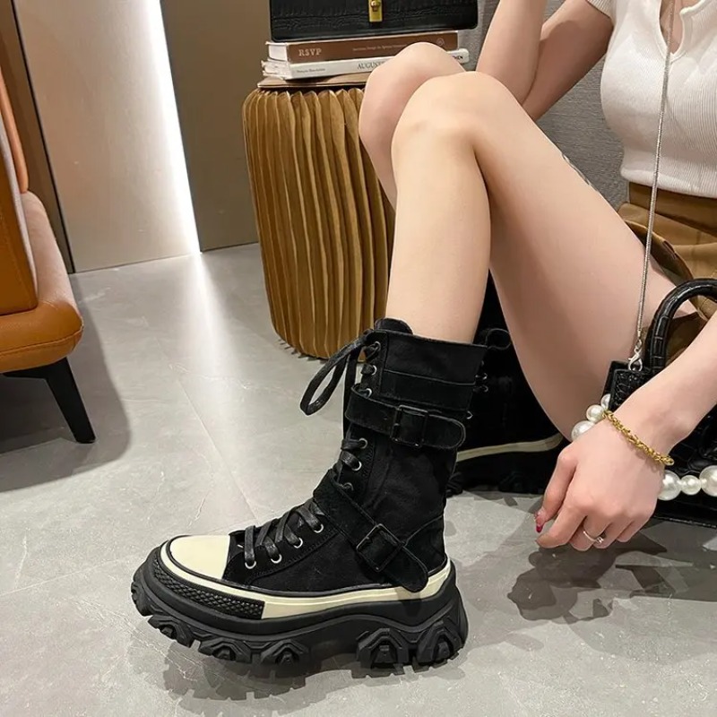 Bottes à plateforme épaisse po - Sewing Latex avis et prix