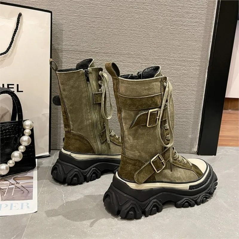 Bottes à plateforme épaisse po - Sewing Latex avis et prix